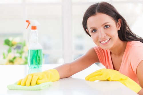 Professional carpet cleaning in a Watford home with a fresh, clean living room floor