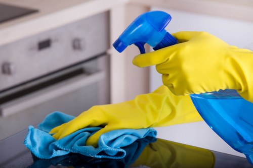 Professional deep cleaning service for a Watford home kitchen